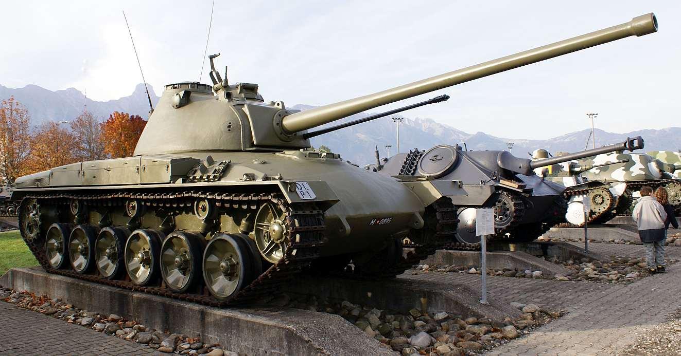 "Panzer 58" by Wikimedia Commons user TheBernFiles. - Own photograph. Shot at the Army Days 2006 (Heerestage 2006) in Thun.. Licensed under Public Domain via Wikimedia Commons - http://commons.wikimedia.org/wiki/File:Panzer_58.jpg#/media/File:Panzer_58.jpg