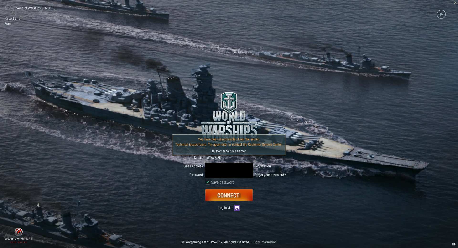 how to use a us account on an eu server in world of warships