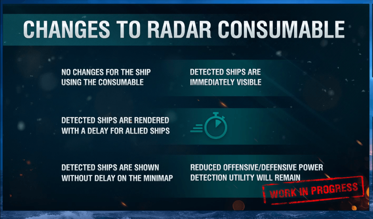 world of warships radar mod