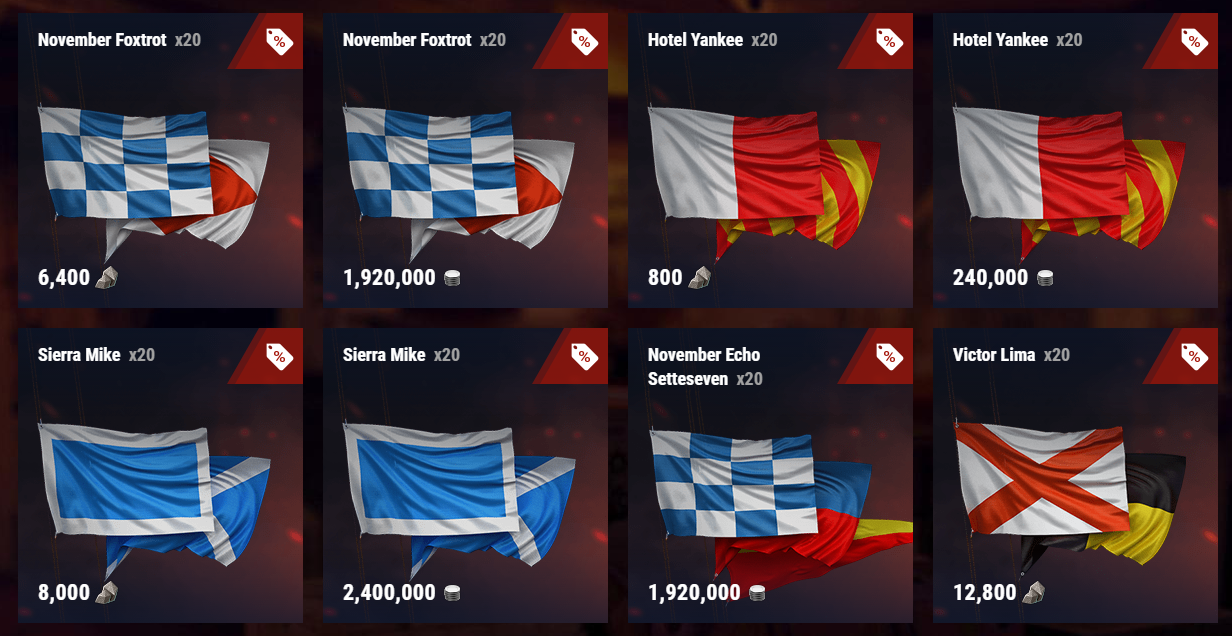 world of warships historical flags update