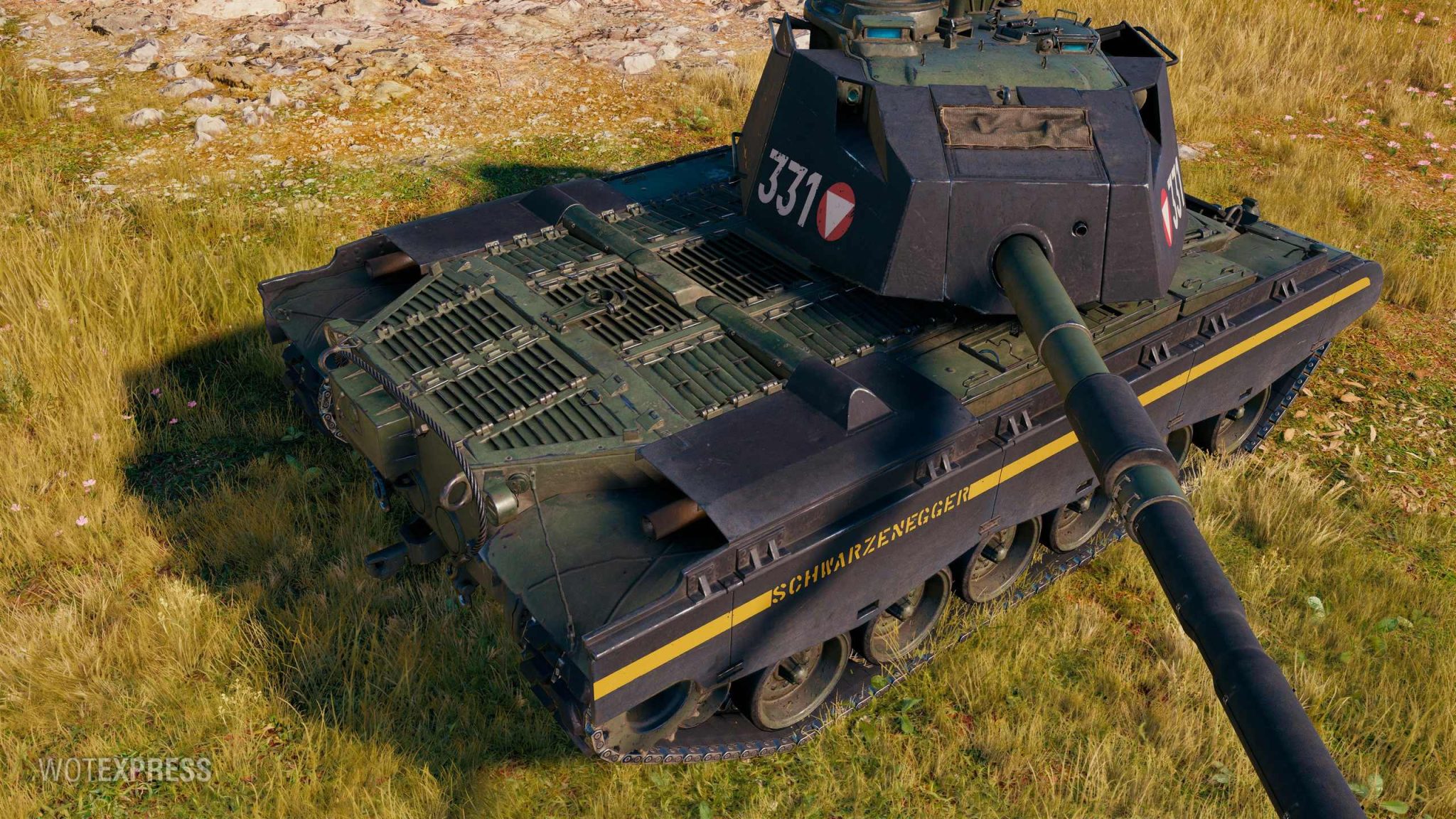 World Of Tanks 1.19 - M47 Iron Arnie - Final Model And Stats - MMOWG.net