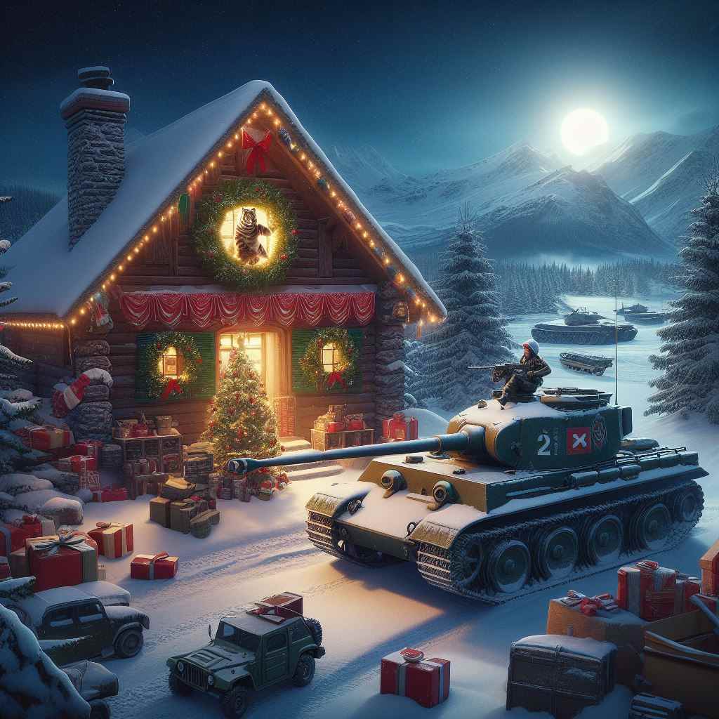 World of Tanks New Year Calendar 2024 20th Day of Bonuses