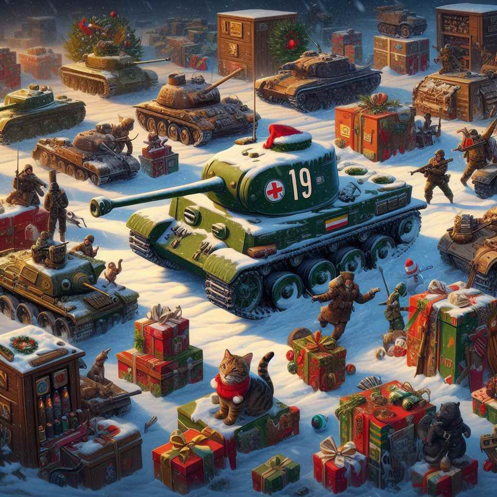 World of Tanks New Year Calendar 2024 19th Day of Bonuses