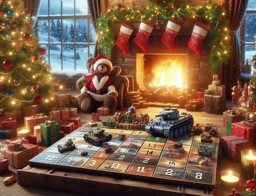 World of Tanks New Year Calendar 2024 Tenth Day of Bonuses