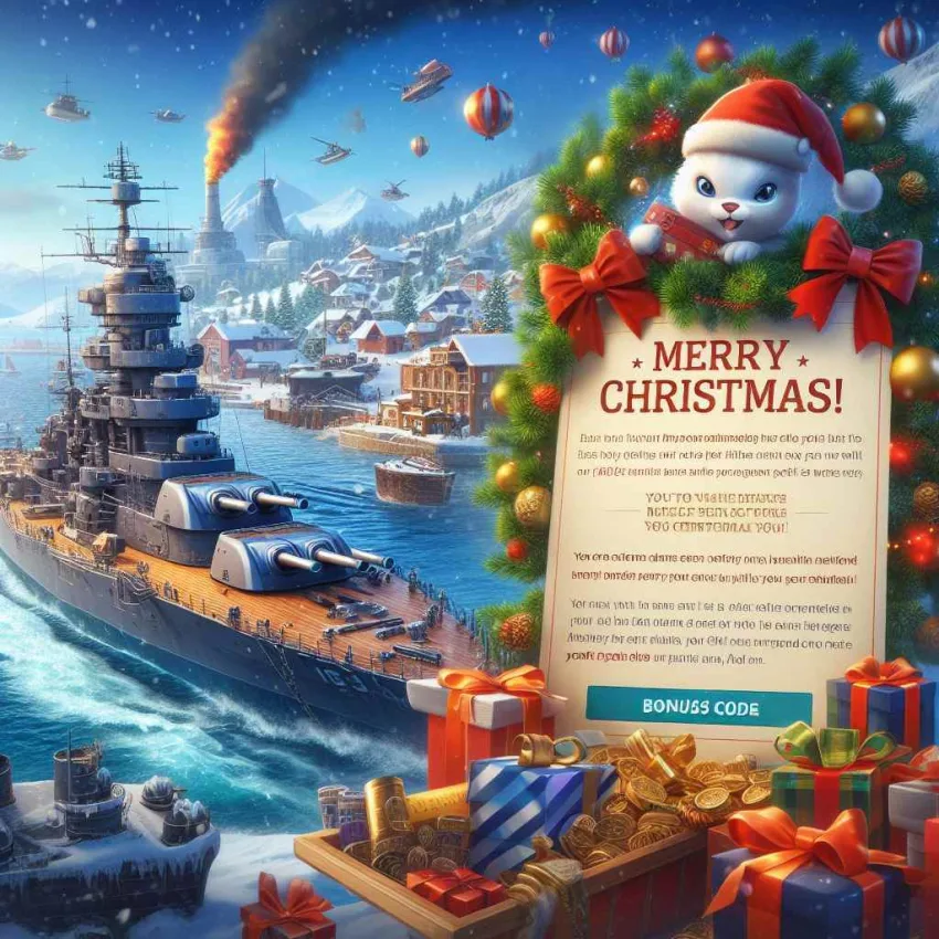 World of Warships Christmas bonus code pt4