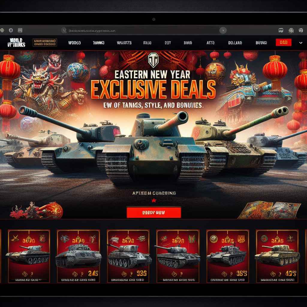 World of Tanks Celebrate Eastern New Year 2024 Exclusive Deals