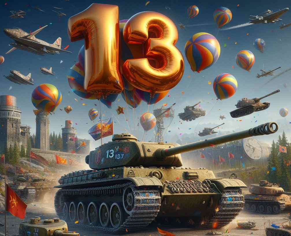 World of Tanks - 13th Anniversary - Rare premium tanks on sale - MMOWG.net