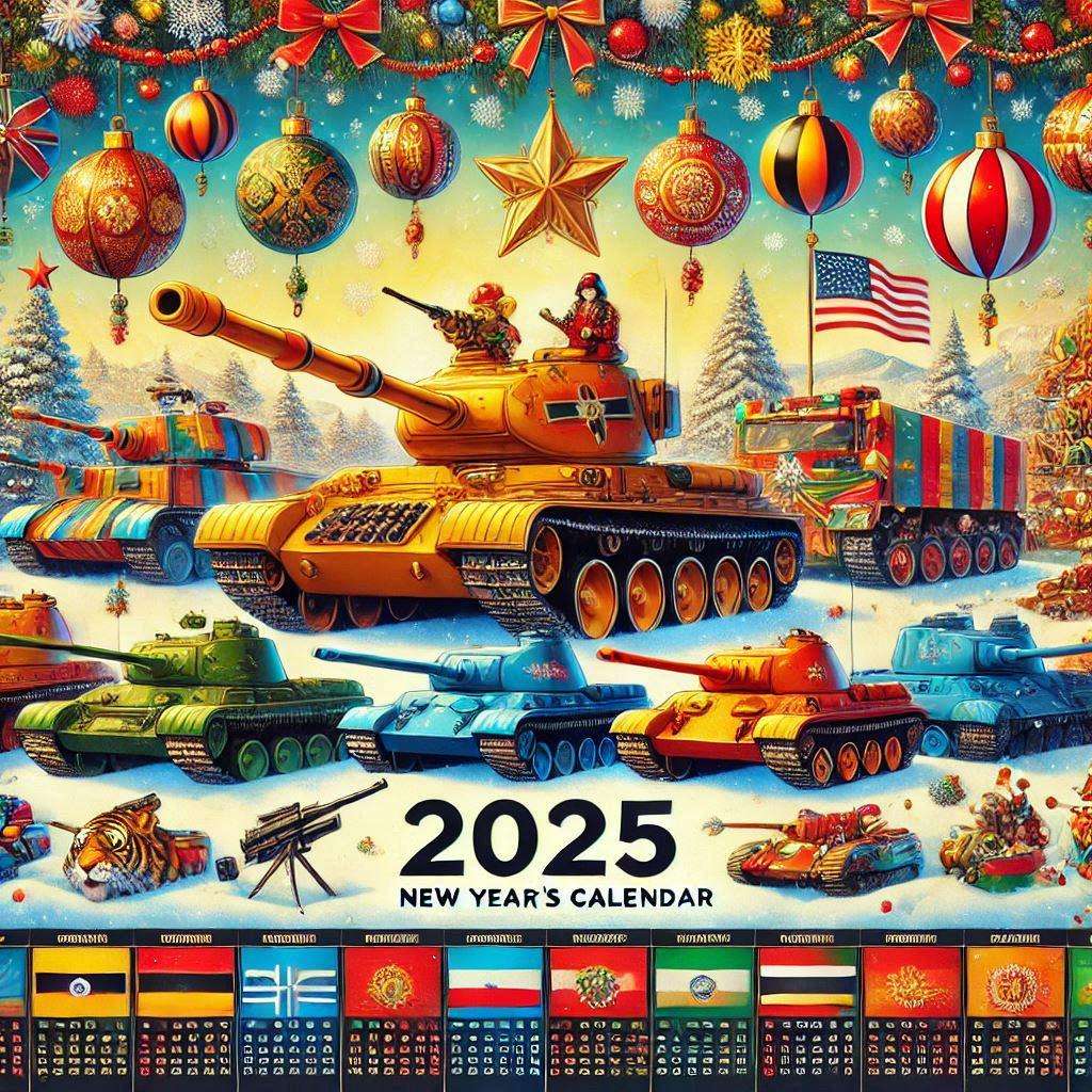 World Of Tanks New Year Calendar Day Bonuses Mmowg Net